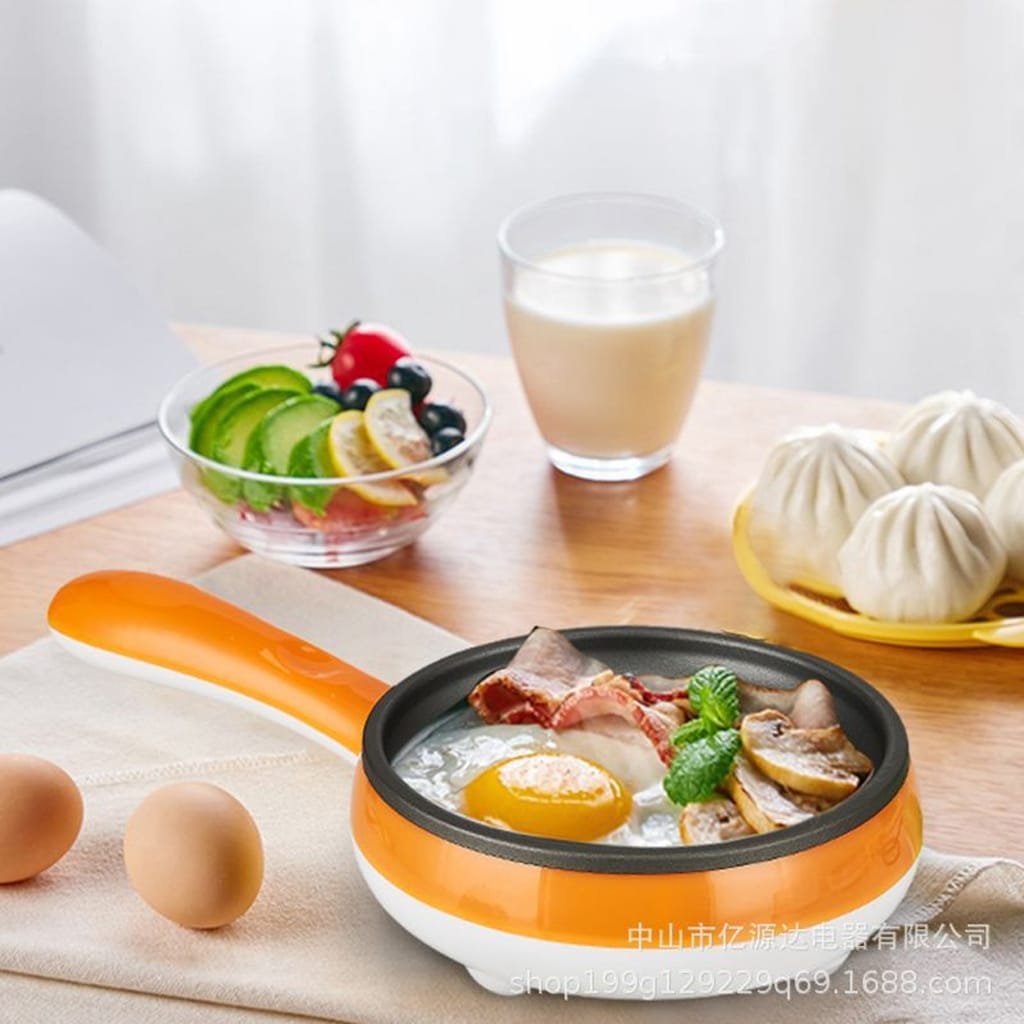 مقلاة وجهاز طهي بالبخار